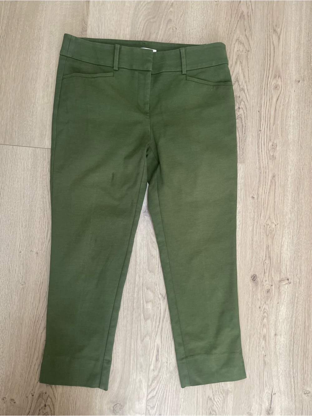 LOFT Olive Straight-Leg The Rivera Pants (6P)